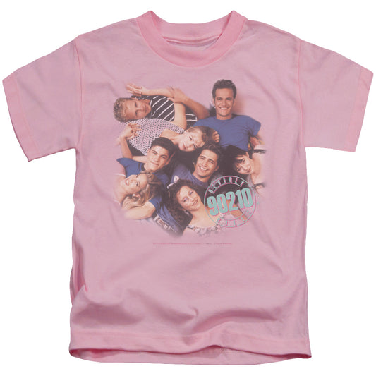 90210 - Gang In Logo - Short Sleeve Juvenile 18/1 - Pink T-shirt