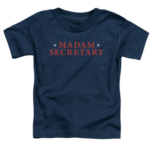 Madam Secretary - Logo - Short Sleeve Toddler Tee - Navy T-shirt