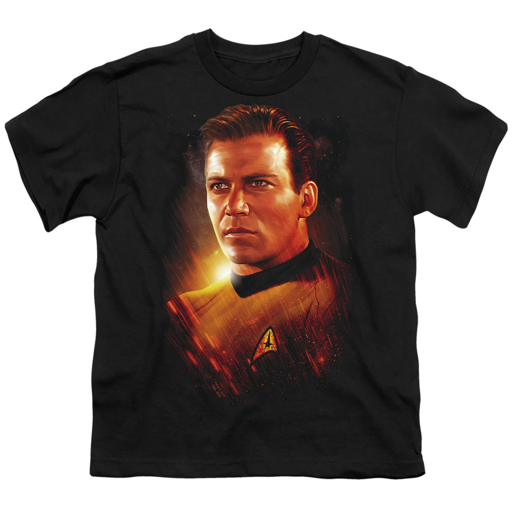 Star Trek - Epic Kirk - Short Sleeve Youth 18/1 - Black T-shirt