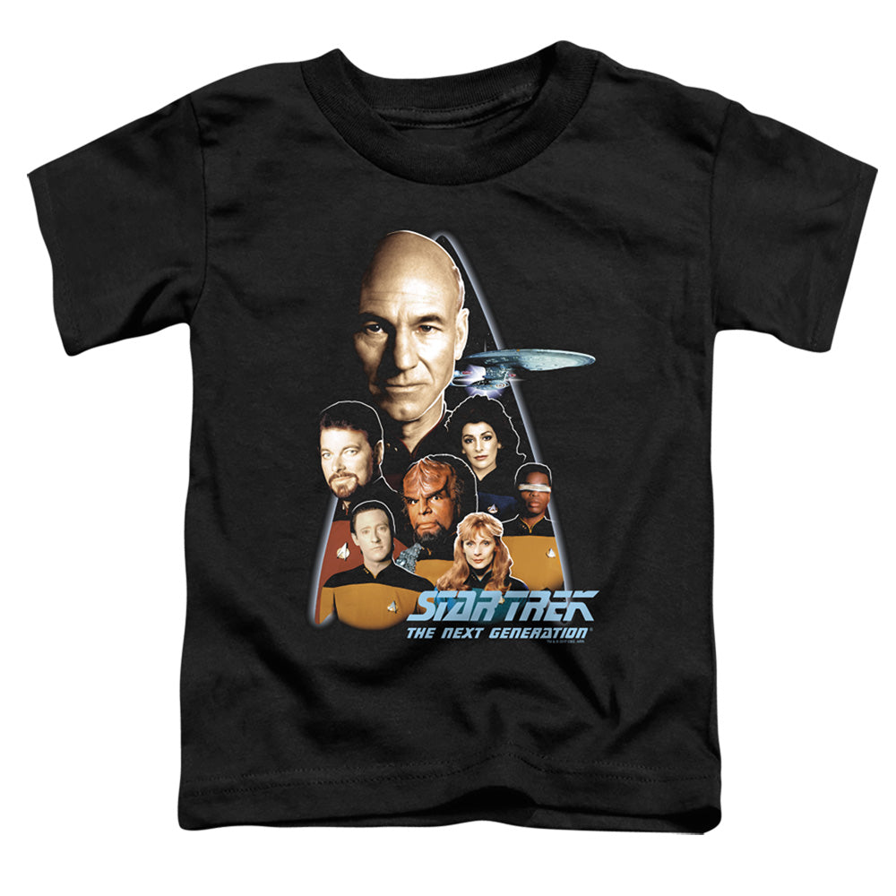 Star Trek - The Next Generation - Short Sleeve Toddler Tee - Black T-shirt