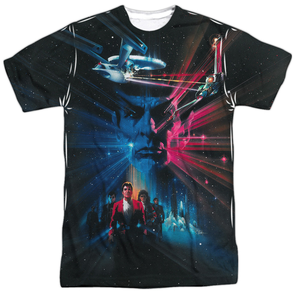 Star Trek - St3 Poster - Short Sleeve Adult Poly Crew - White T-shirt