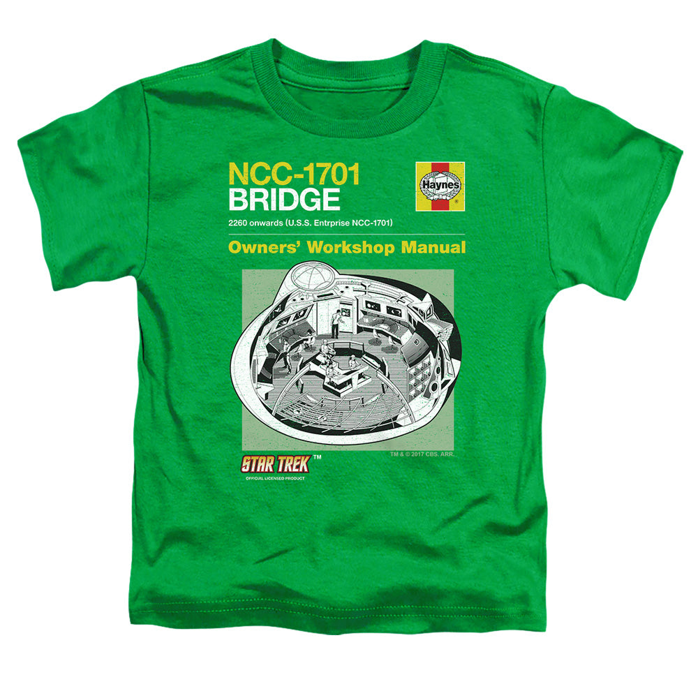 Star Trek - Bride Manual - Short Sleeve Toddler Tee - Kelly Green T-shirt