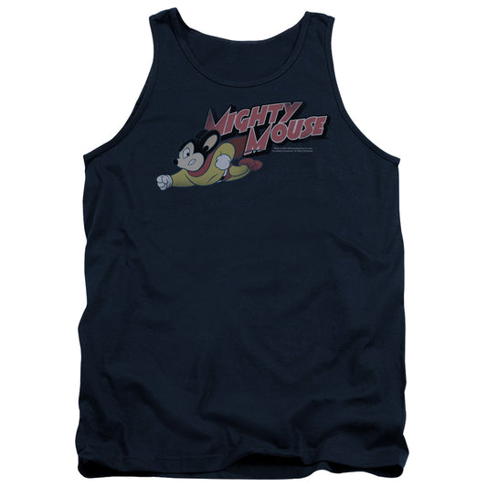 Mighty Mouse - Mighty Retro - Adult Tank - Navy