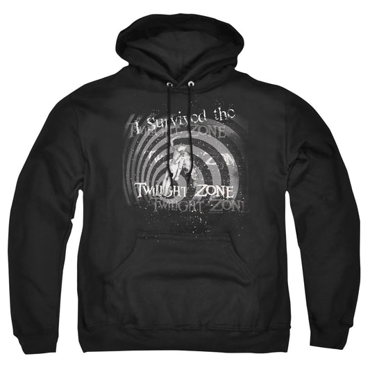 Twilight Zone - I Survived - Adult Pull-over Hoodie - Black