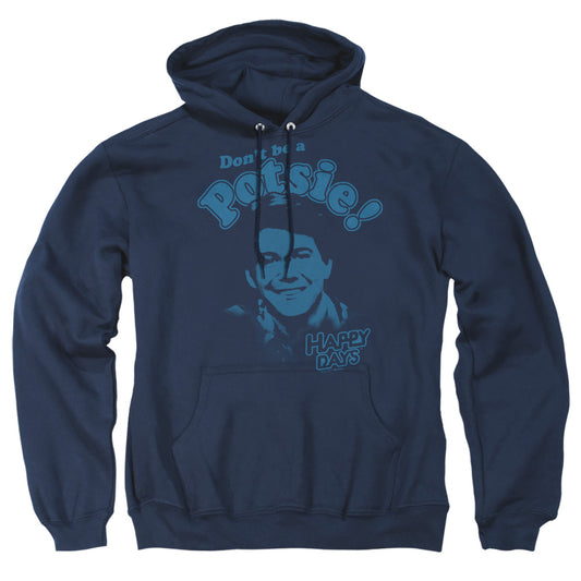 Happy Days - Don&#39;t Be A Potsy - Adult Pull-over Hoodie - Navy