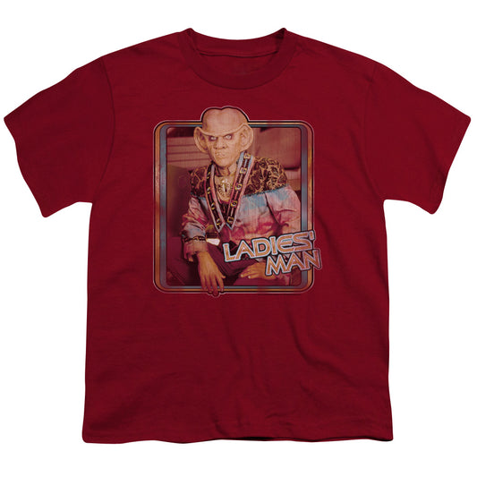 STAR TREK LADIES MAN - S/S YOUTH 18/1 - CARDINAL T-Shirt