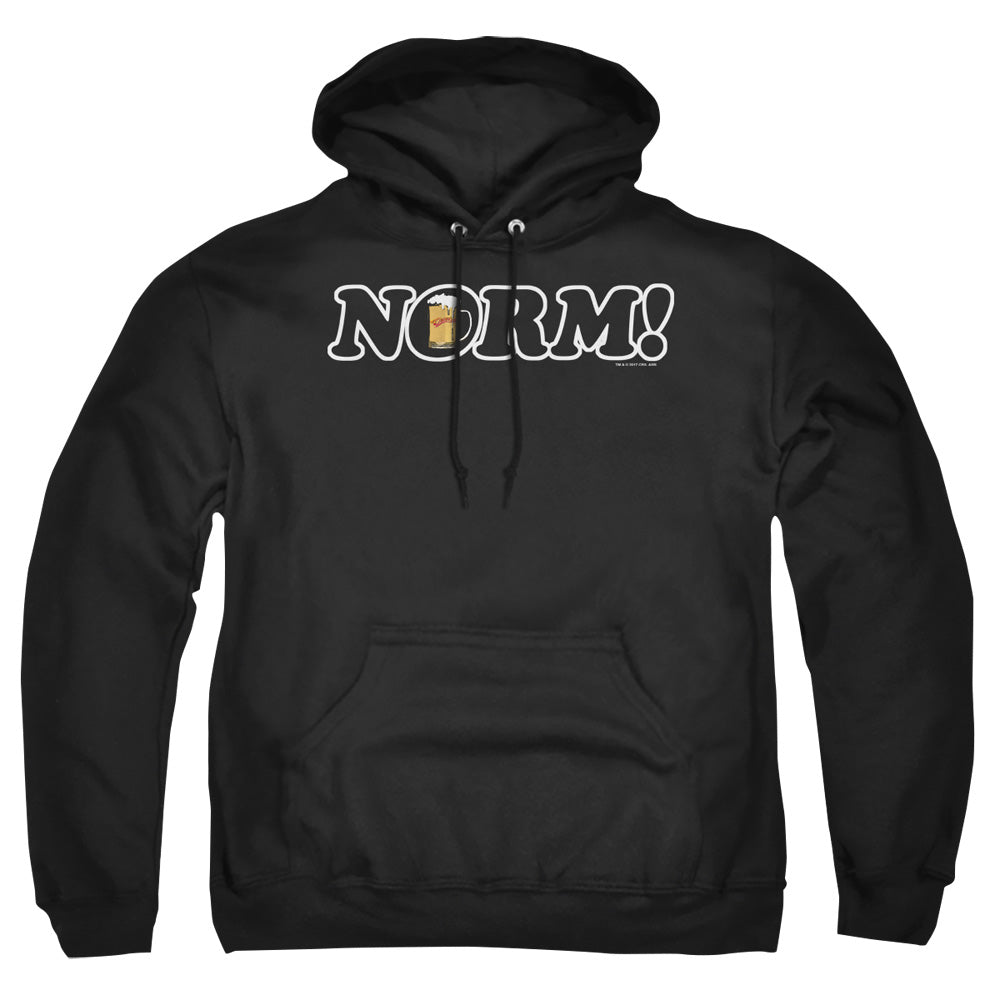 Cheers - Norm! - Adult Pull-over Hoodie - Black