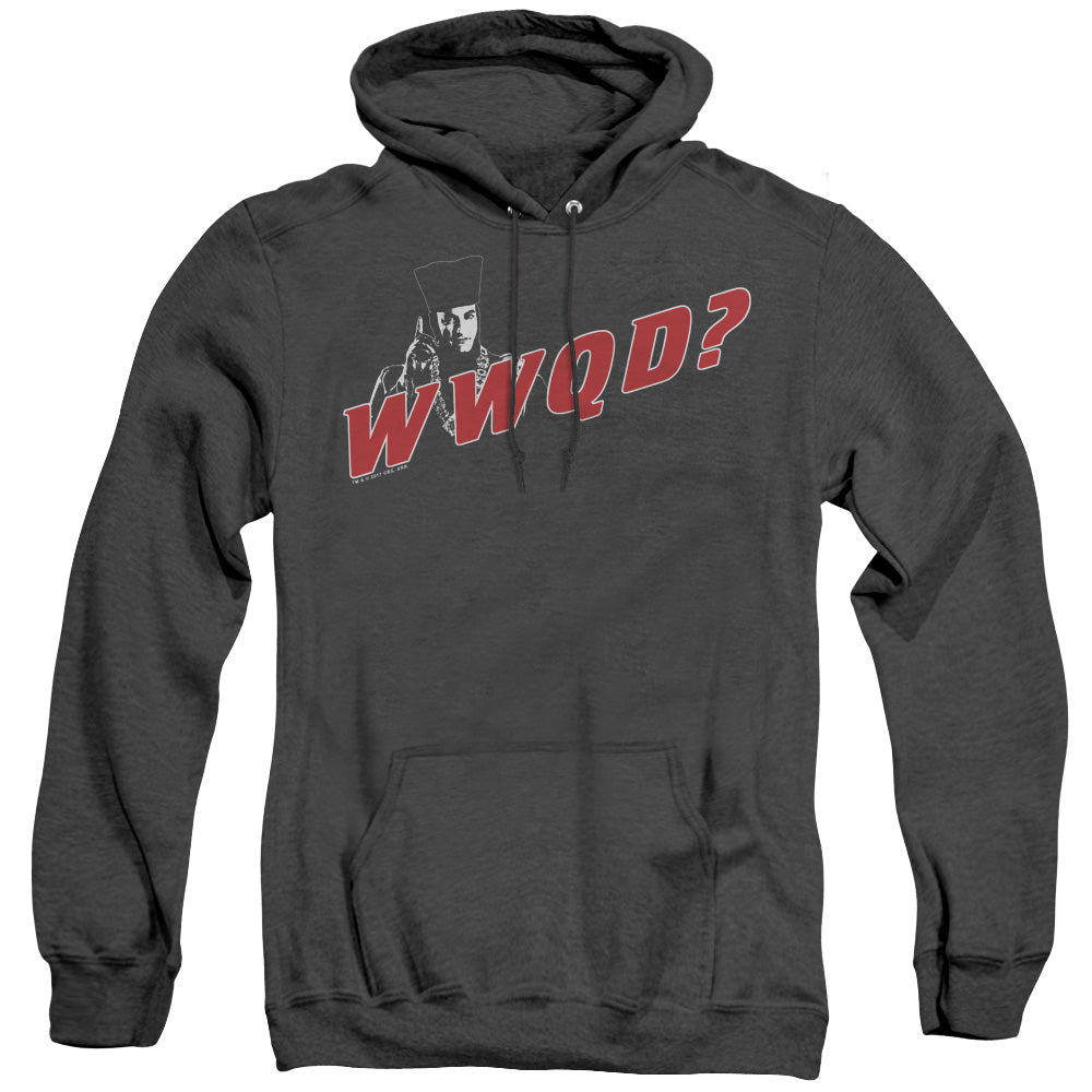 Star Trek - Wwqd - Adult Heather Hoodie - Black