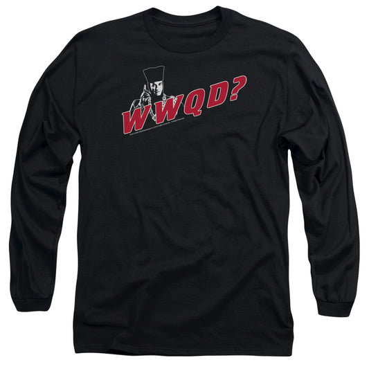 Star Trek - Wwqd - Long Sleeve Adult 18/1 - Black T-shirt