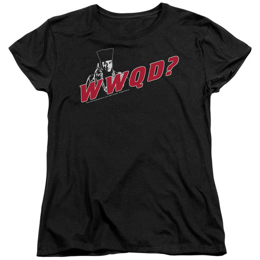 Star Trek - Wwqd - Short Sleeve Womens Tee - Black T-shirt