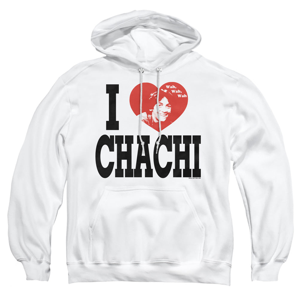 Happy Days - I Heart Chachi - Adult Pull-over Hoodie - White