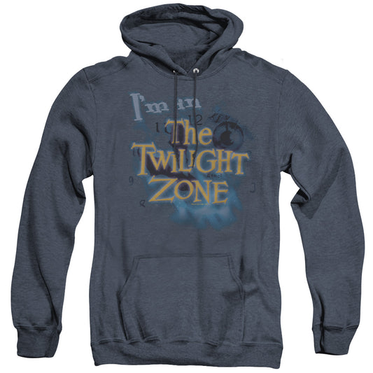 Twilight Zone - Im In The Twilight Zone - Adult Heather Hoodie - Navy