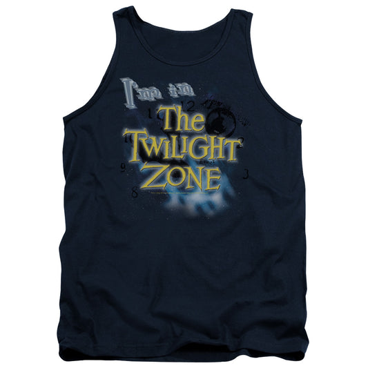 Twilight Zone - Im In The Twilight Zone - Adult Tank - Navy