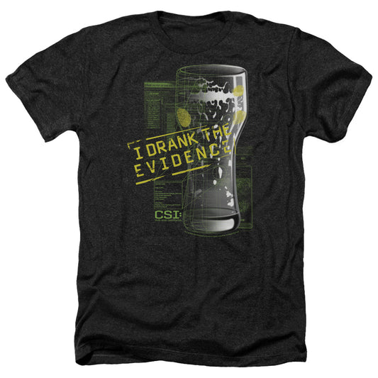Csi - I Drank The Evidence - Adult Heather-black