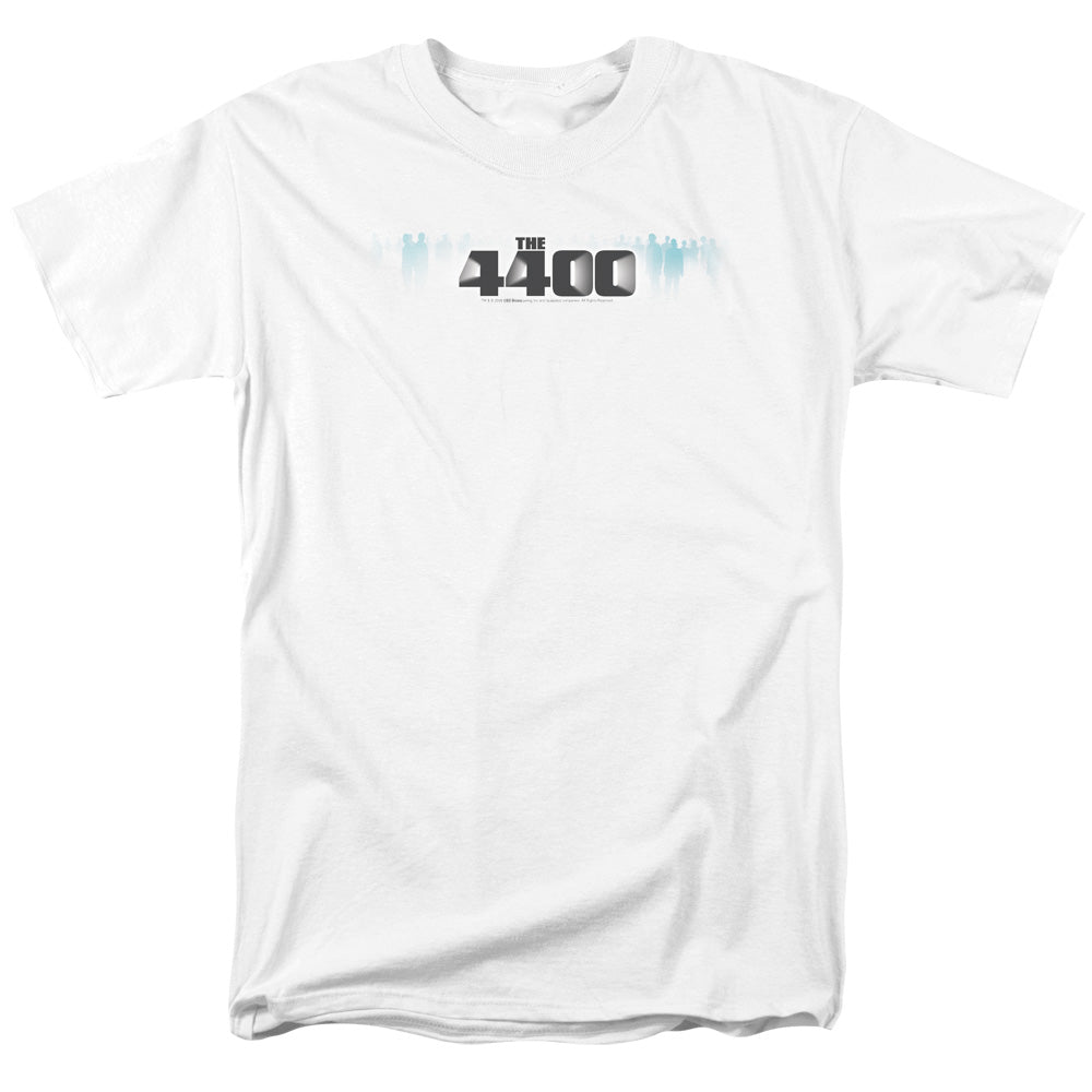 4400 - The 4400 Logo - Short Sleeve Adult 18/1 - White T-shirt