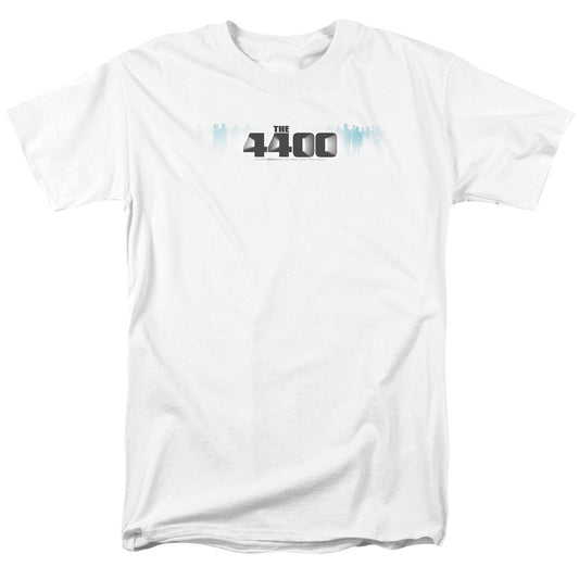 4400 - The 4400 Logo - Short Sleeve Adult 18/1 - White T-shirt