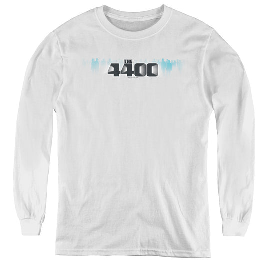 4400 - The 4400 Logo - Youth Long Sleeve Tee - White