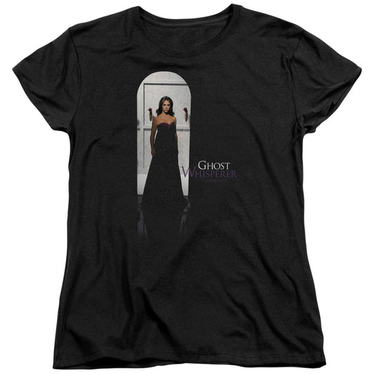 GHOST WHISPERER DOORWAY - S/S WOMENS TEE - BLACK T-Shirt