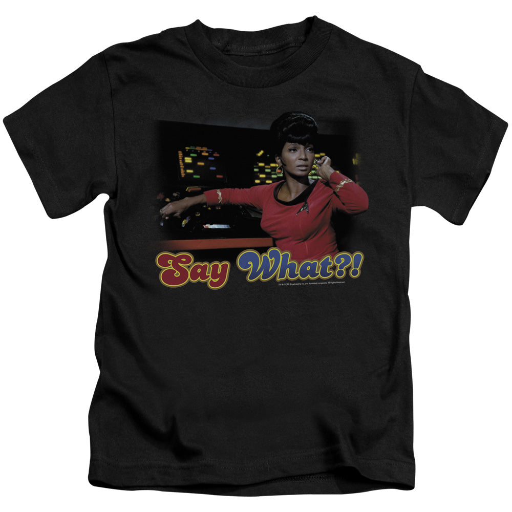 STAR TREK SAY WHAT - S/S JUVENILE 18/1 - BLACK - T-Shirt