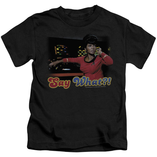 STAR TREK SAY WHAT - S/S JUVENILE 18/1 - BLACK - T-Shirt
