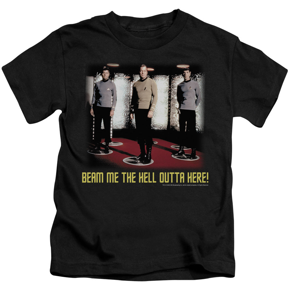 STAR TREK BEAM ME OUT - S/S JUVENILE 18/1 - BLACK - T-Shirt