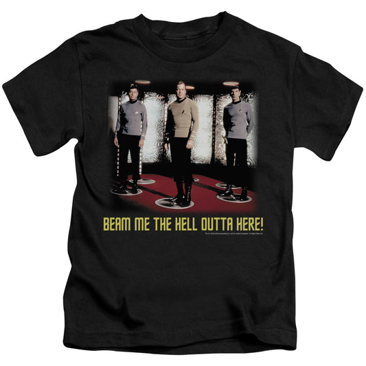STAR TREK BEAM ME OUT - S/S JUVENILE 18/1 - BLACK - T-Shirt