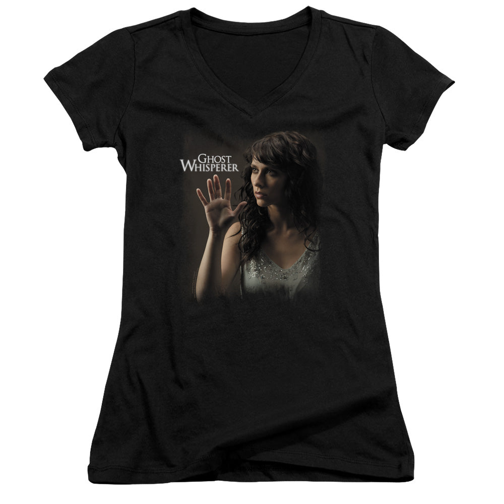 Ghost Whisperer - Ethereal - Junior V-neck - Black