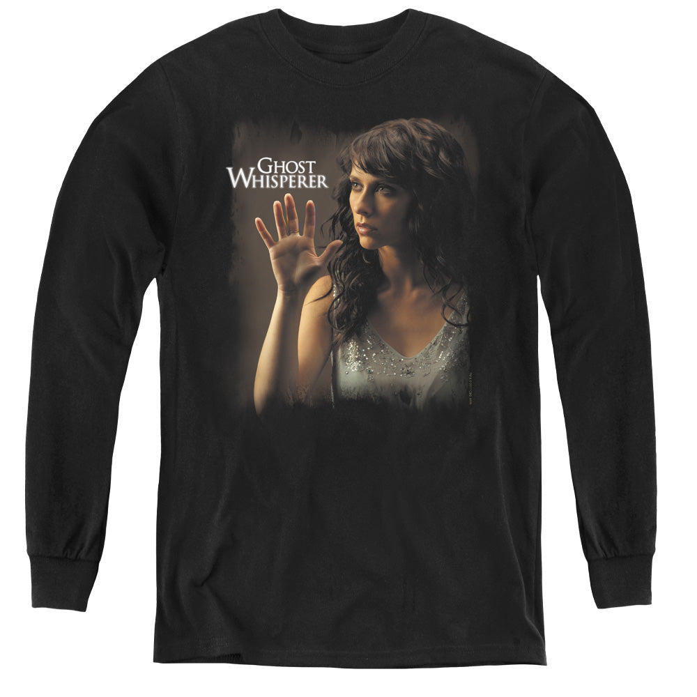 Ghost Whisperer Ethereal - Youth Long Sleeve Tee - Black