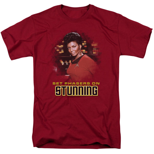 Star Trek - Stunning - Short Sleeve Adult 18/1 - Cardinal T-shirt