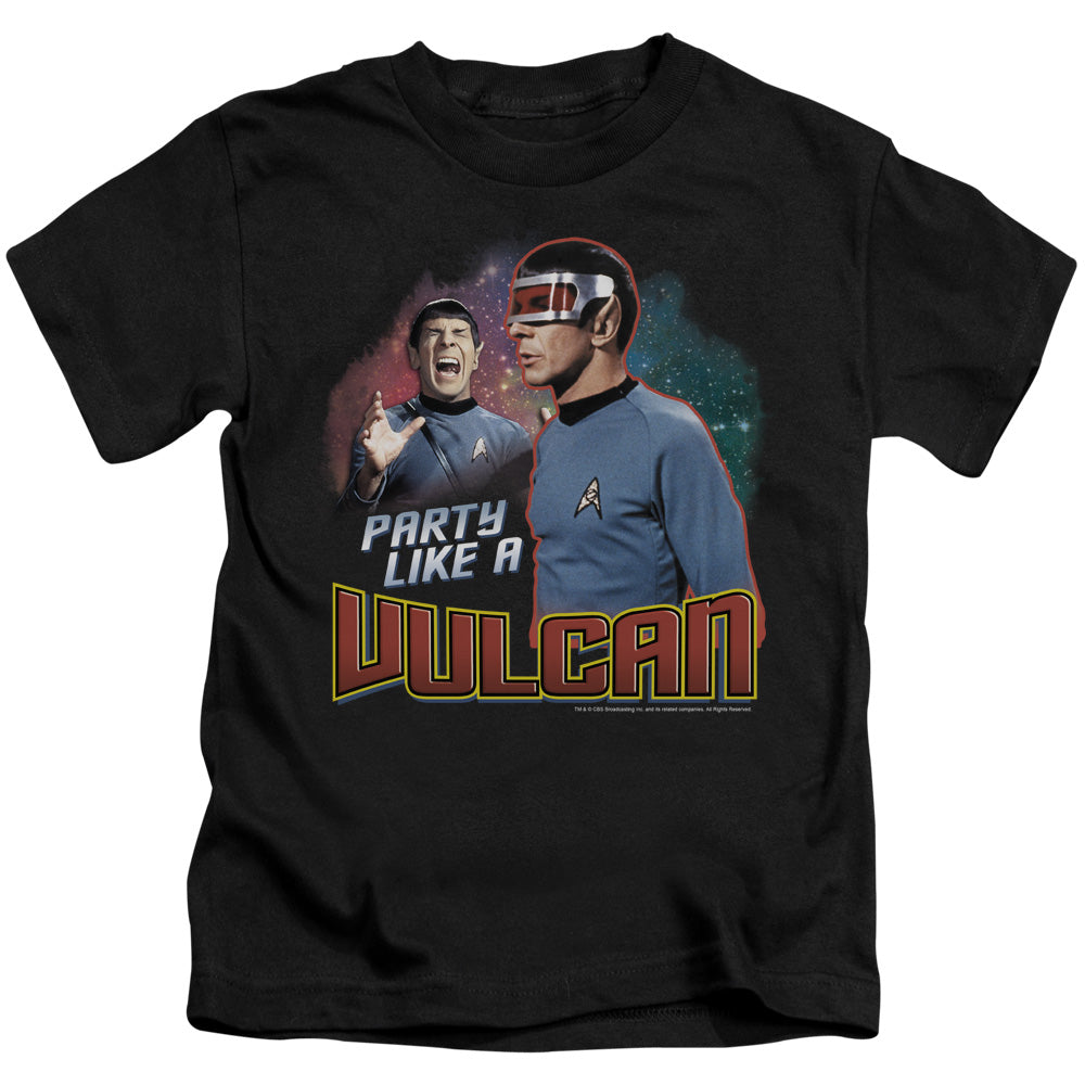 STAR TREK PARTY LIKE A VULCAN - S/S JUVENILE 18/1 - BLACK - T-Shirt