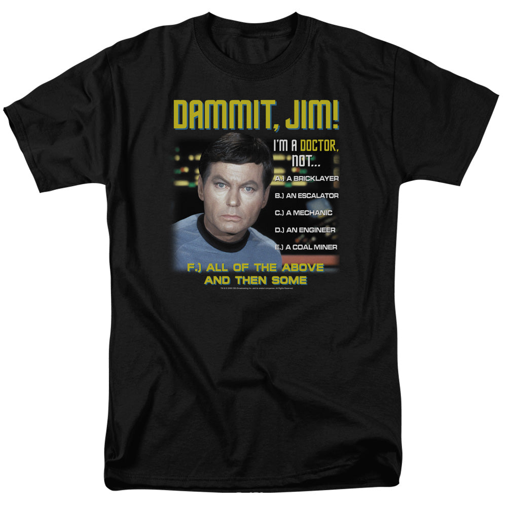 Star Trek - All Of The Above - Short Sleeve Adult 18/1 - Black T-shirt