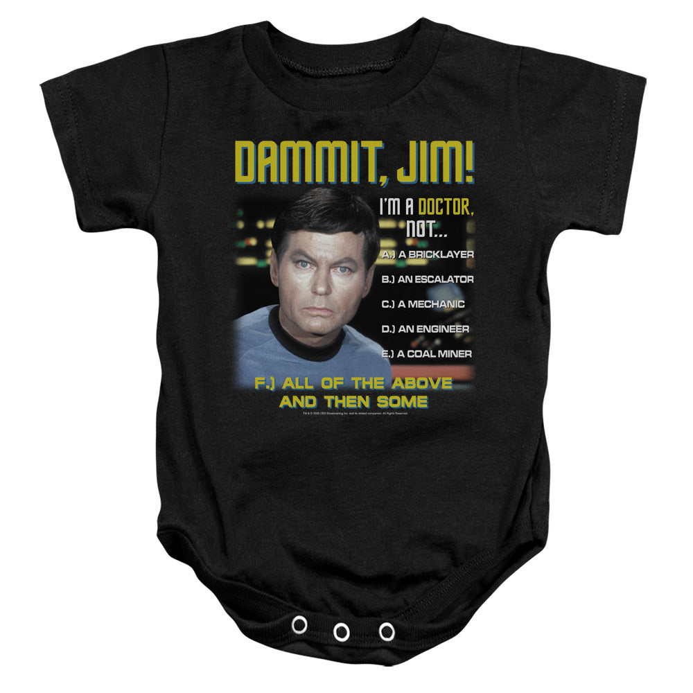 Star Trek - All Of The Above - Infant Snapsuit - Black