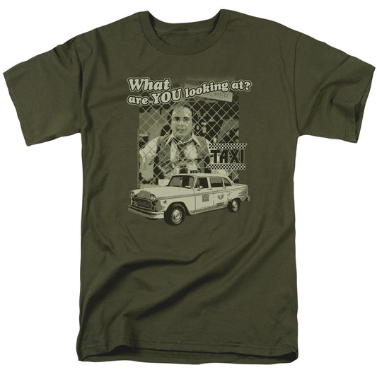 Taxi - Whats A Matta - Short Sleeve Adult 18/1 - Military Green T-shirt