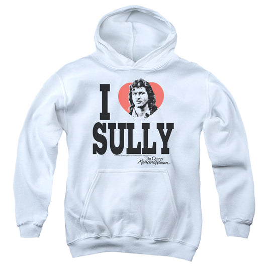 Dr.quinn - I Heart Sully - Youth Pull-over Hoodie - White