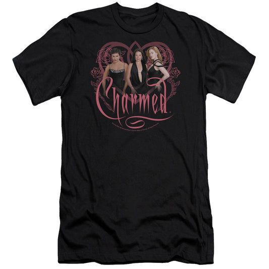 Charmed - Charmed Girls-premuim Canvas Adult Slim Fit 30/1 - Black