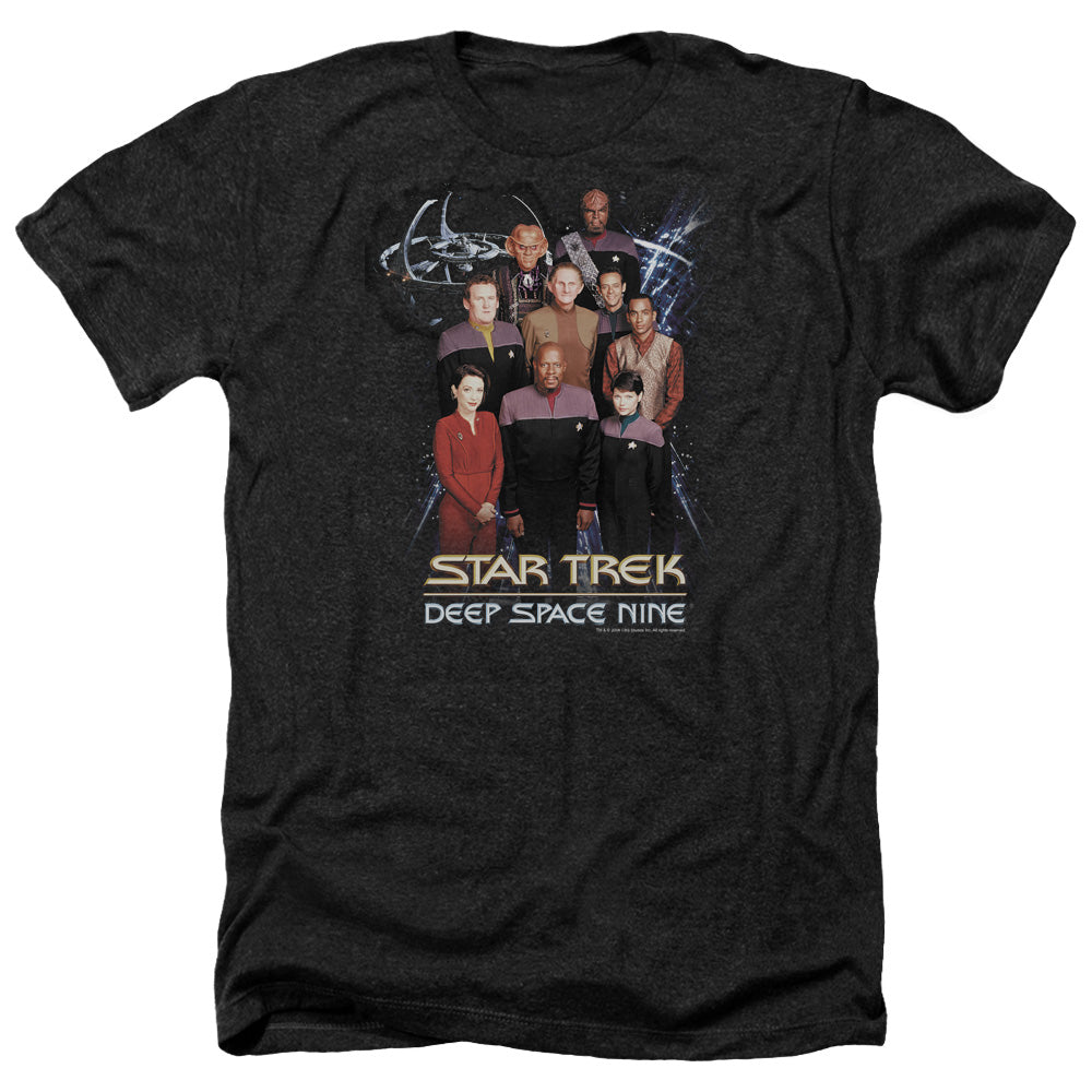 Star Trek - Ds9 Crew - Adult Heather-black