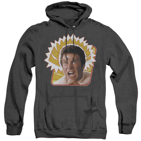 Star Trek - Khaaaaaan - Adult Heather Hoodie - Black