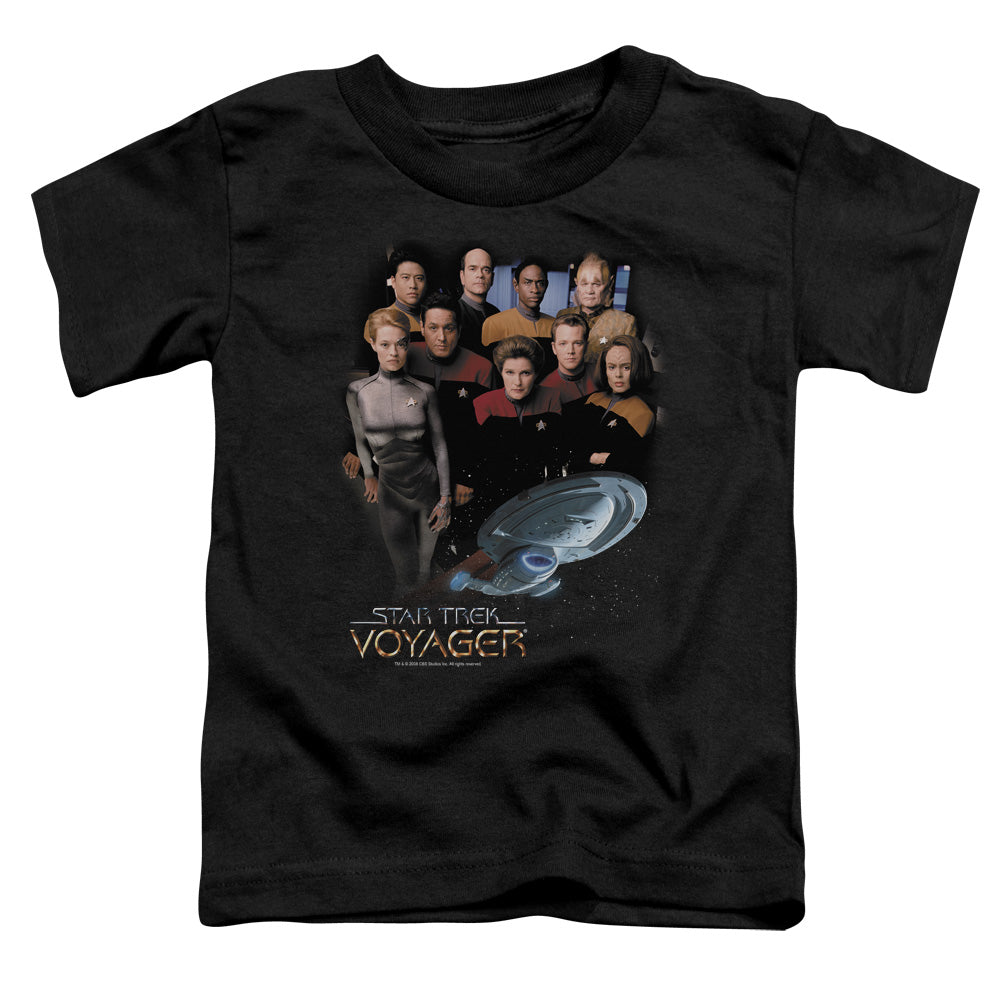 STAR TREK VOYAGER CREW - S/S TODDLER TEE - BLACK - T-Shirt