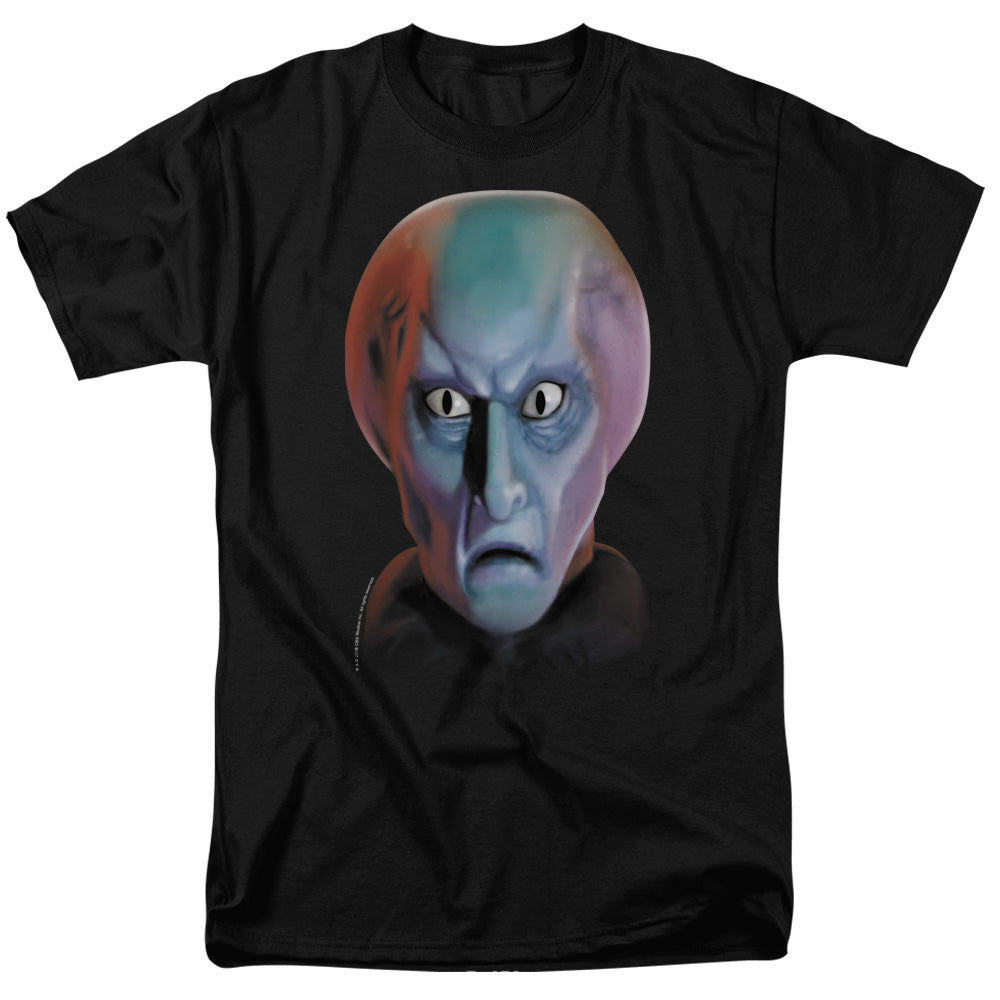 Star Trek - Balok Head - Short Sleeve Adult 18/1 - Black T-shirt