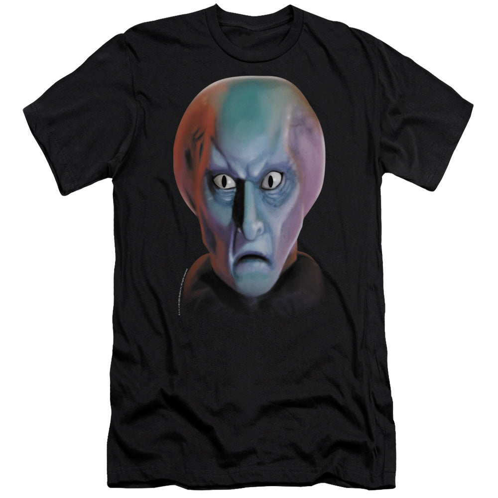 Star Trek - Balok Head - Short Sleeve Adult 30/1 - Black T-shirt