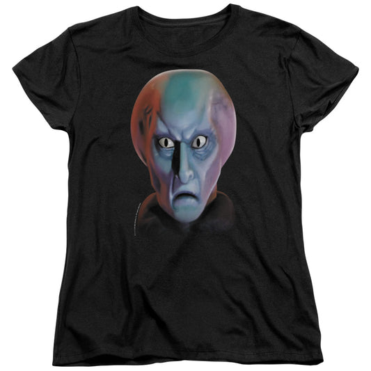 Star Trek - Balok Head - Short Sleeve Womens Tee - Black T-shirt