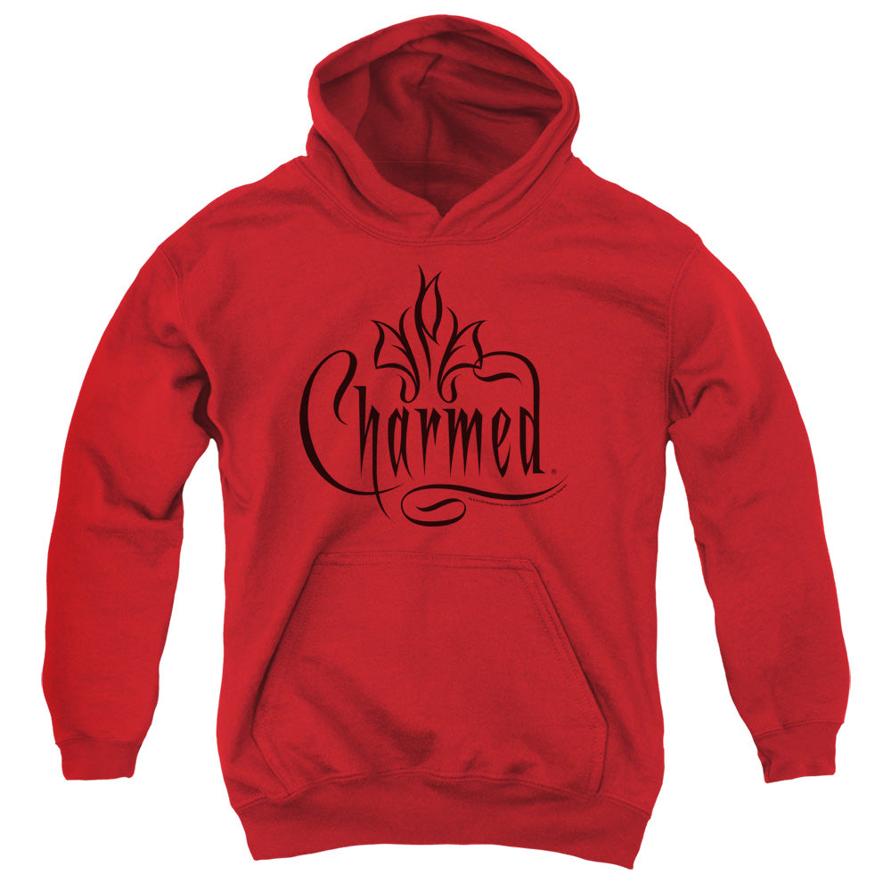 Charmed - Charmed Logo - Youth Pull-over Hoodie - Red