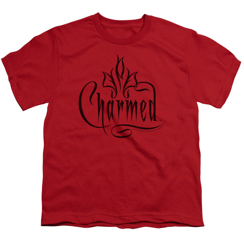 Charmed - Charmed Logo - Short Sleeve Youth 18/1 - Red T-shirt