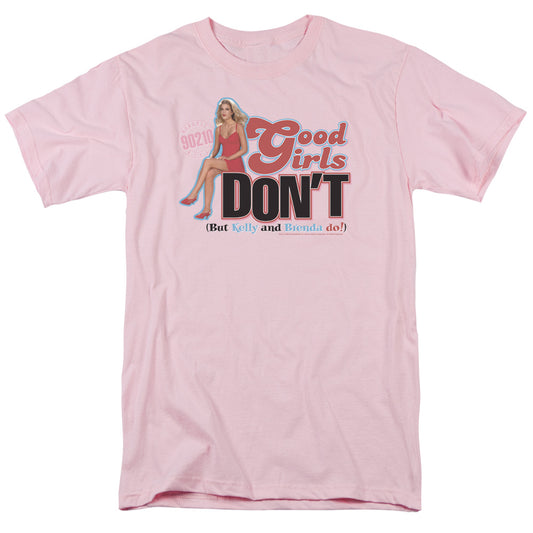 90210 - Good Girls Dont - Short Sleeve Adult 18/1 - Pink T-shirt