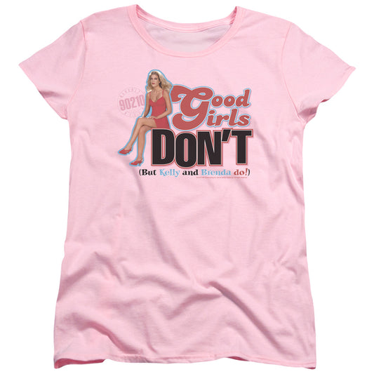 90210 - Good Girls Dont - Short Sleeve Womens Tee - Pink T-shirt