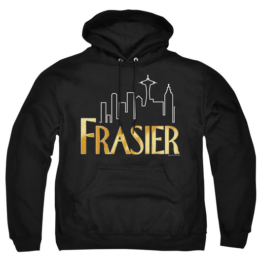 Frasier - Frasier Logo - Adult Pull-over Hoodie - Black