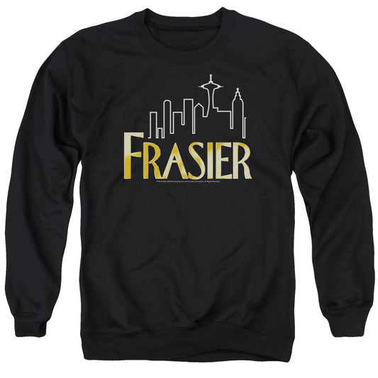 Frasier - Frasier Logo - Adult Crewneck Sweatshirt - Black