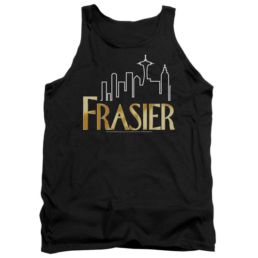 Frasier Frasier Logo - Adult Tank - Black