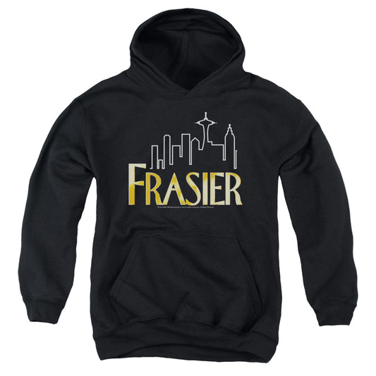 Frasier - Frasier Logo - Youth Pull-over Hoodie - Black