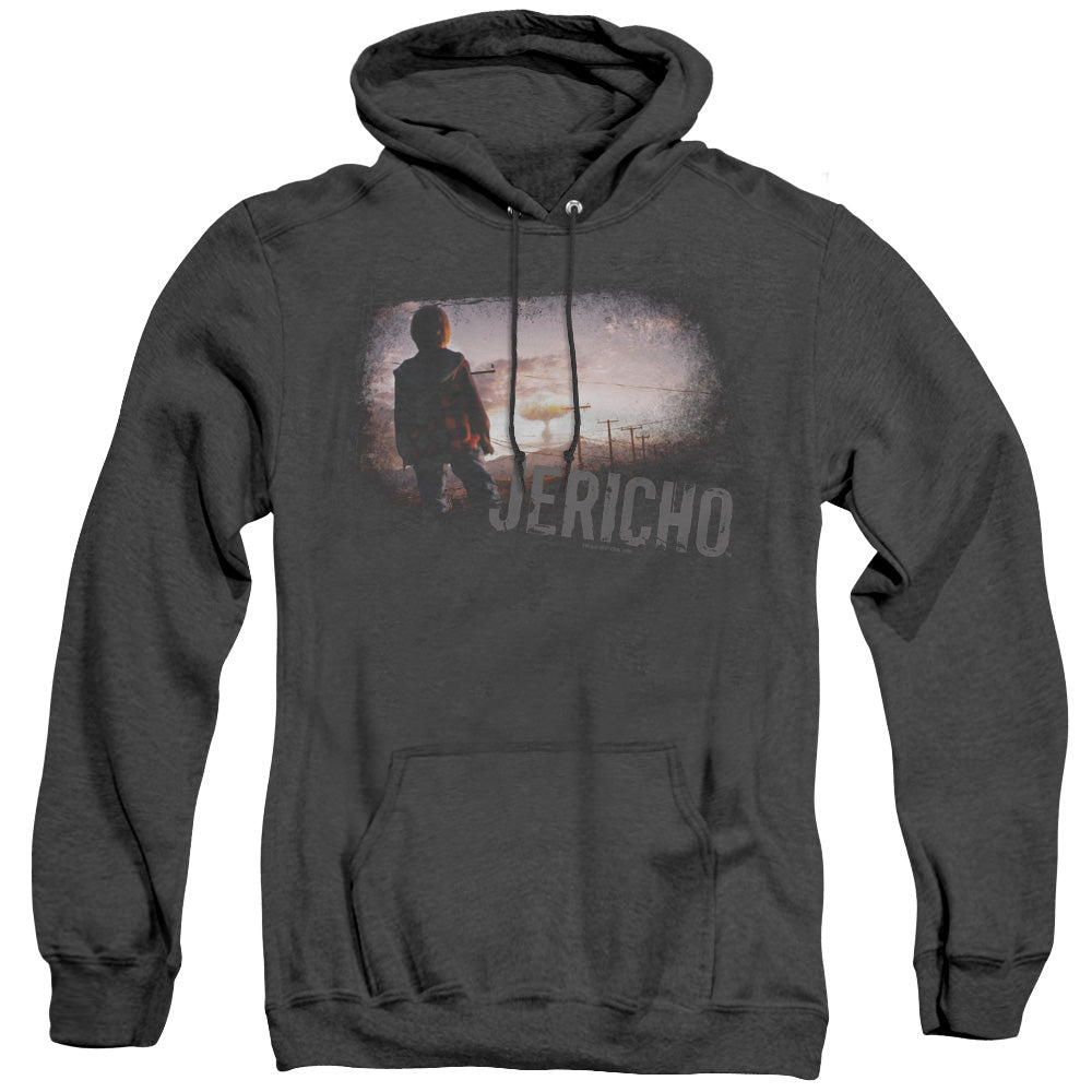Jericho - Mushroom Cloud - Adult Heather Hoodie - Black